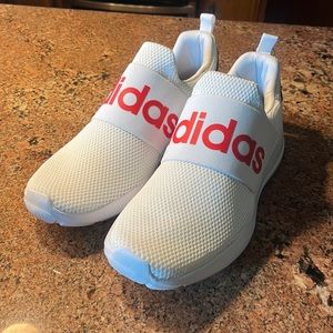 Red & Blue Pop Slip Ons